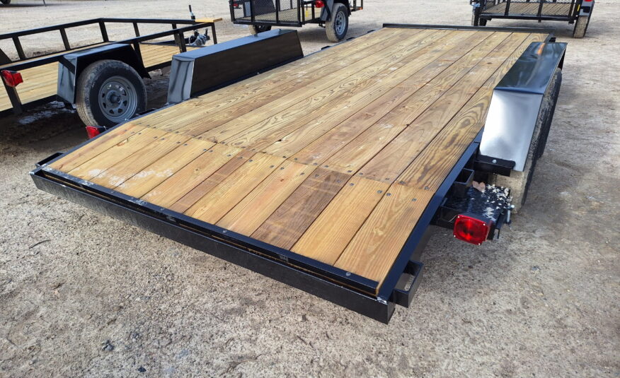 2024 AMO 82″X16′ CAR HAULER 2 AXLE BRAKE