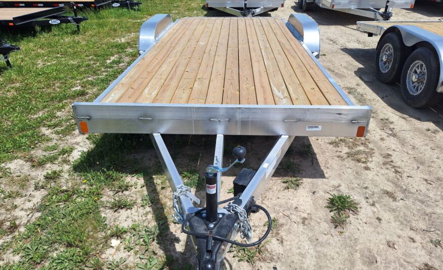 2025 ROUGH RIDER 7*18 ALUMINUM CAR TRAILER