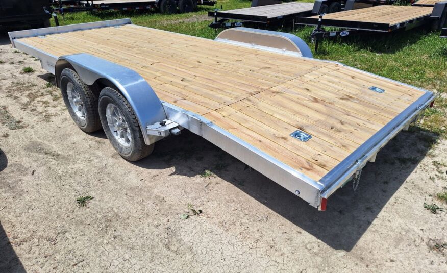 2025 ROUGH RIDER 7*18 ALUMINUM CAR TRAILER