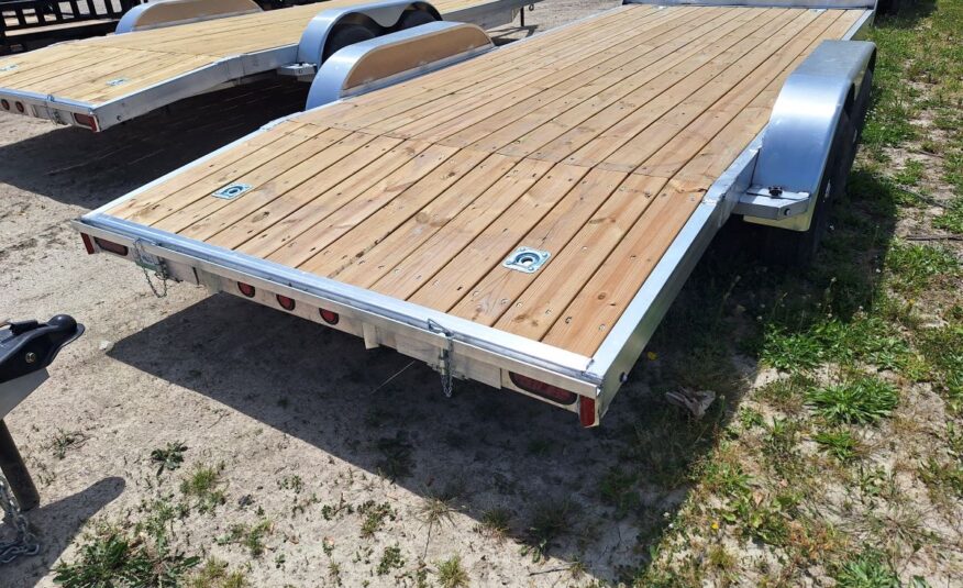 2025 ROUGH RIDER 7*18 ALUMINUM CAR TRAILER