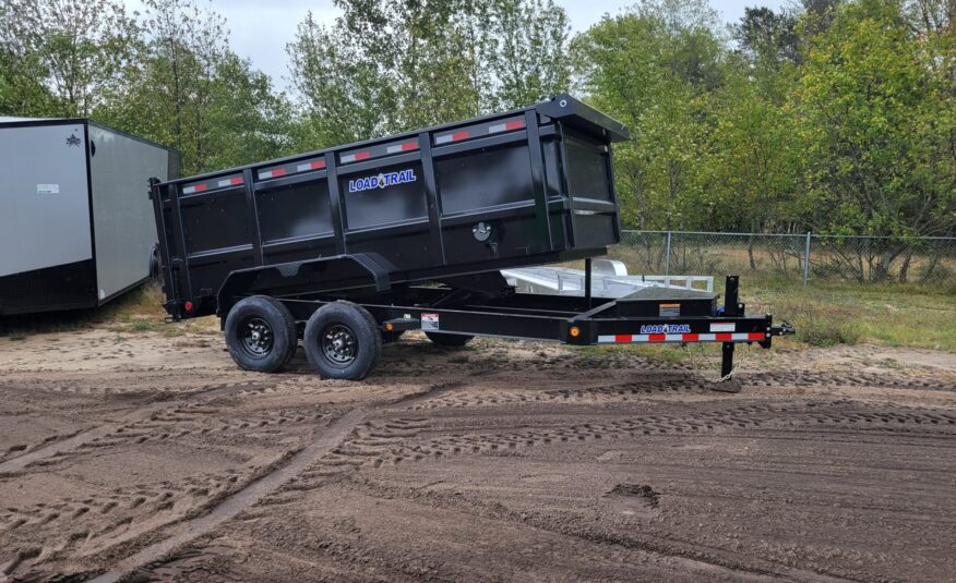 LOAD TRAIL 83X14 DUMP TRAILER 4FT SIDES 14K