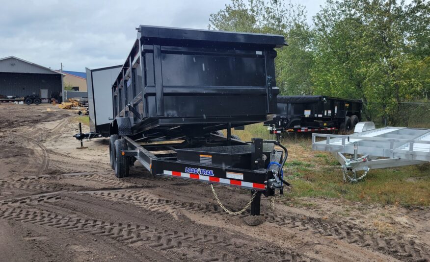 LOAD TRAIL 83X14 DUMP TRAILER 4FT SIDES 14K