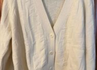 NWT H Cardigan Blanc