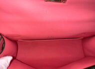 Excellent used Kelly Pochette Rose Azalee Swift PHW stamp Y – 2020