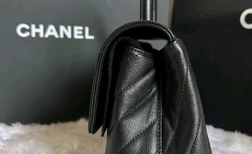 So Black Coco Top handle in Caviar