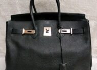 Birkin 35 B35 Noir Black Togo Leather PHW stamp H Square year 2004