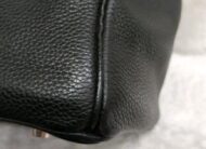 Birkin 35 B35 Noir Black Togo Leather PHW stamp H Square year 2004