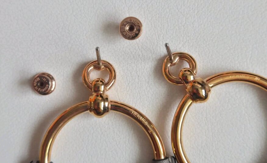 Hermes Loop Earrings